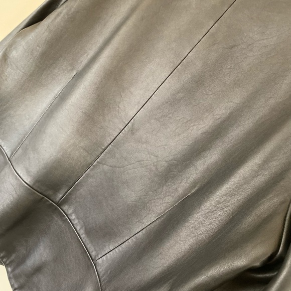 Wilsons Black Leather Jacket with Removable Lining Sz XL - Picture 13 of 16